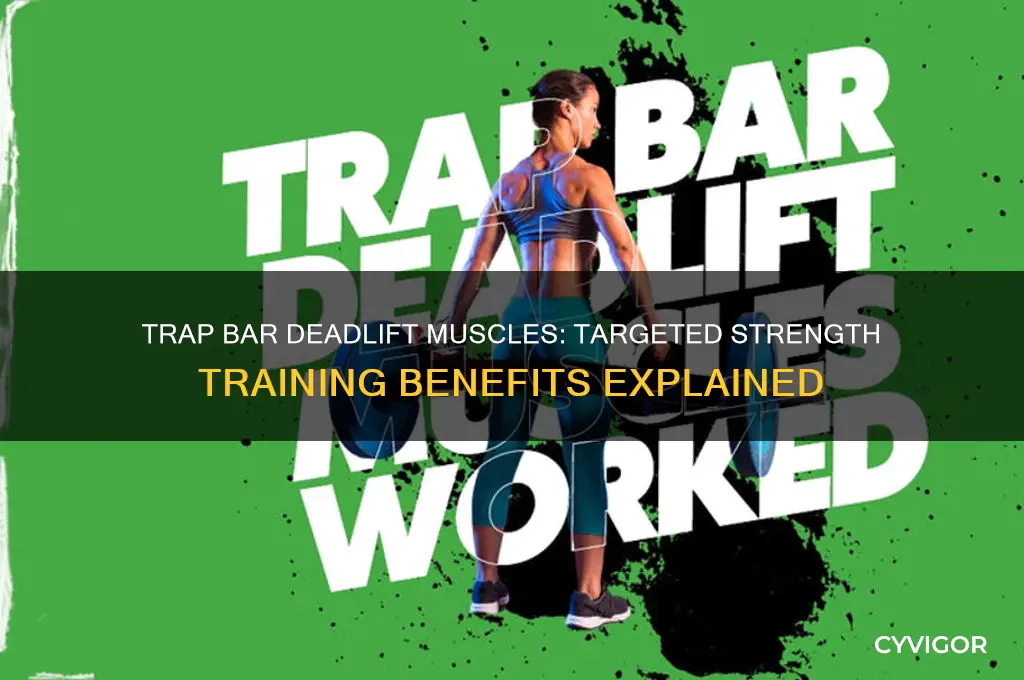 what muscles does the trap bar deadlift work