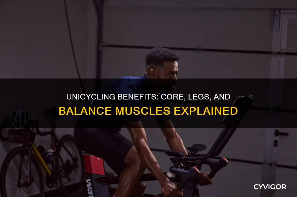 what muscles does unicycling work