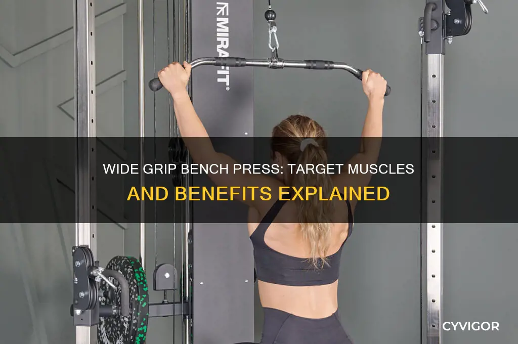 what muscles does wide grip bench work