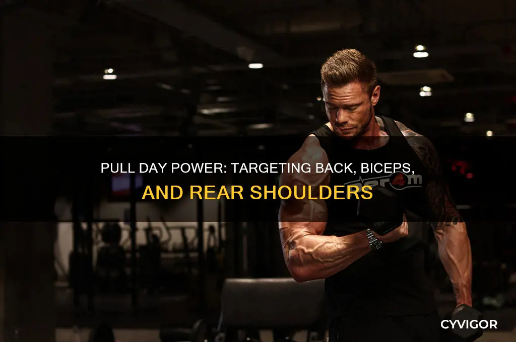 what muscles groups exersised on pull dayhs
