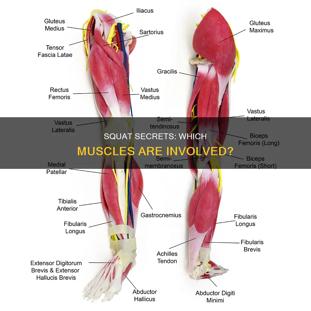what muscles involved in squa