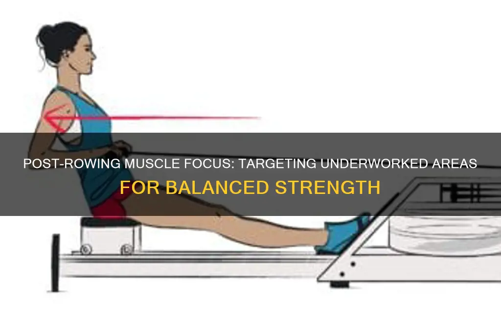 what muscles need extra work after rowing machine workout