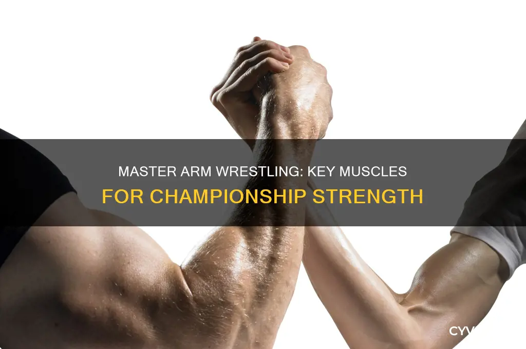 what muscles needed to be arm wrestling champion
