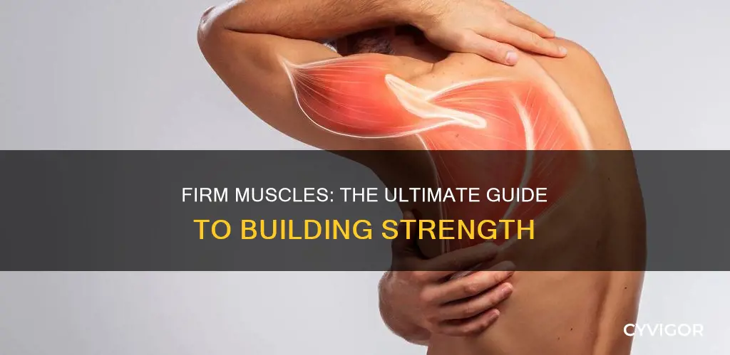 what muscles perform firm