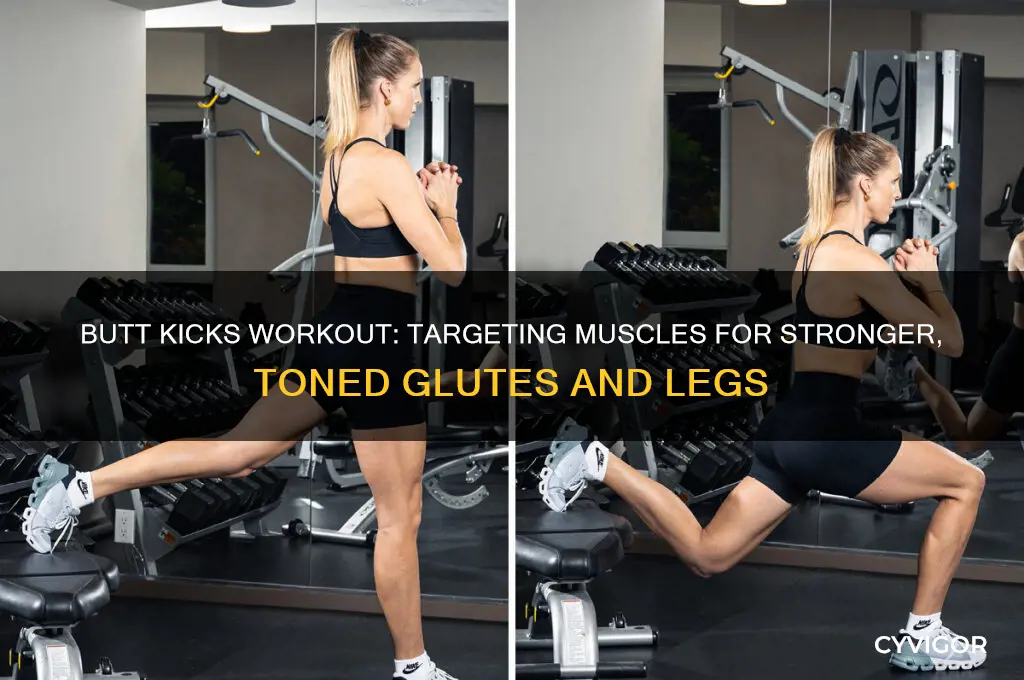 what muscles so butt kicks work