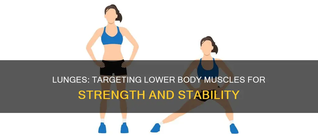 what muscles to lunges target