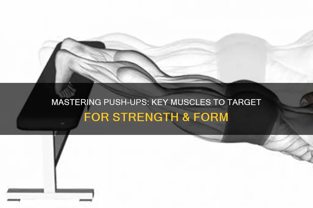 what muscles to work for push ups