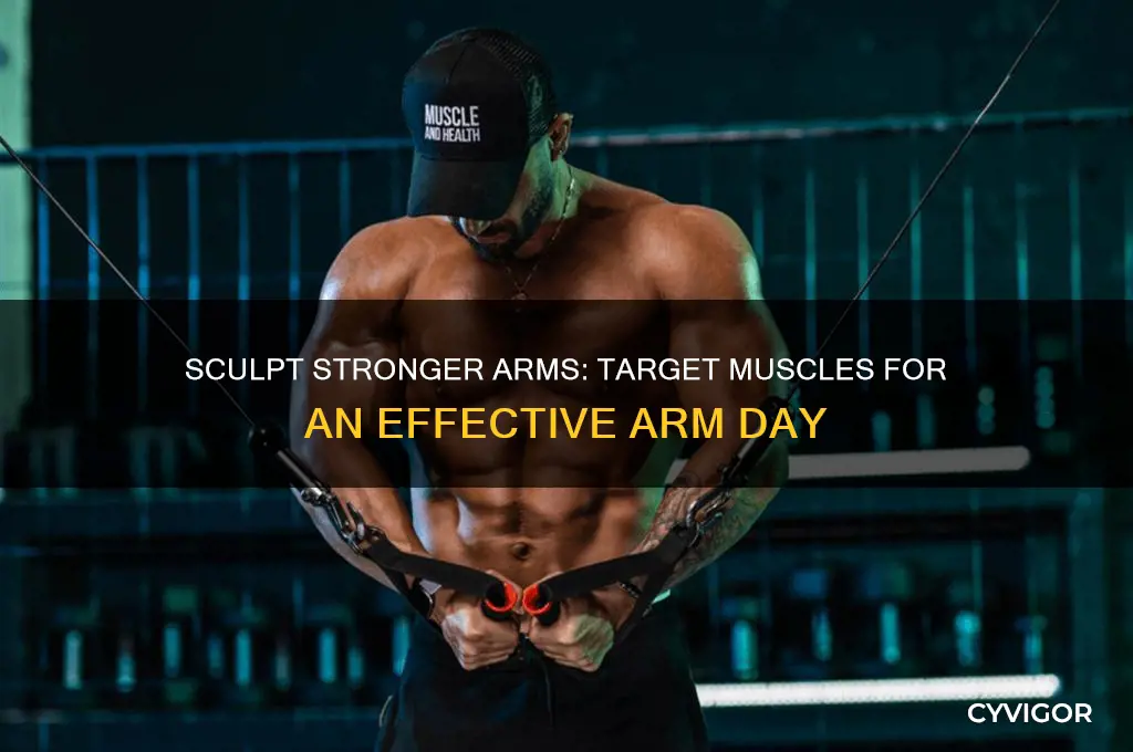 what muscles to work on arm day