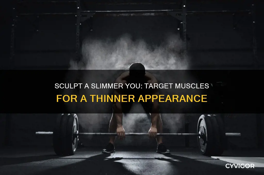 what muscles to work out on to look thinner