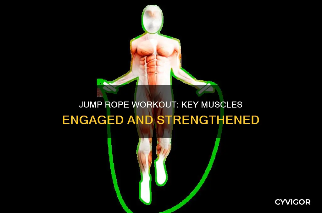 what muscles worked mist when jumping rope