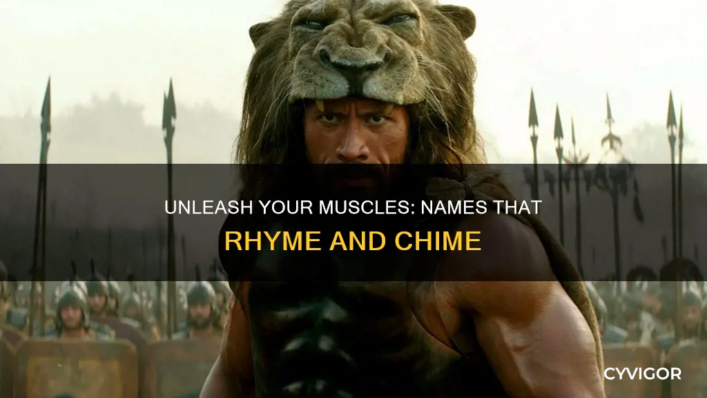 what name rhymes with muscles