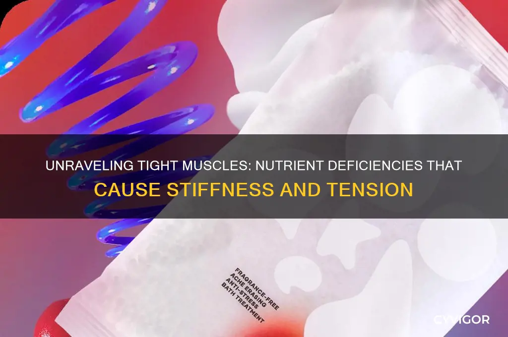 what nutrient deficiency causes tight muscles