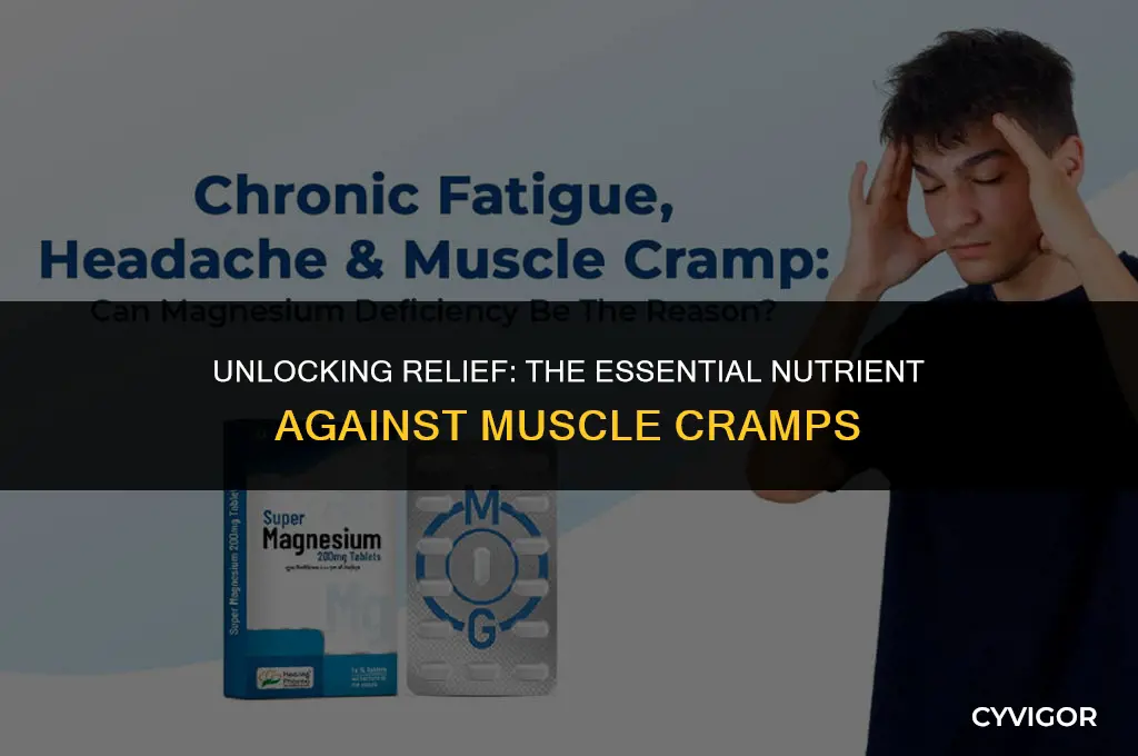 what nutrient prevents muscle cramps