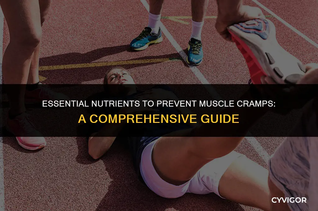 what nutrients stop muscles from cramping
