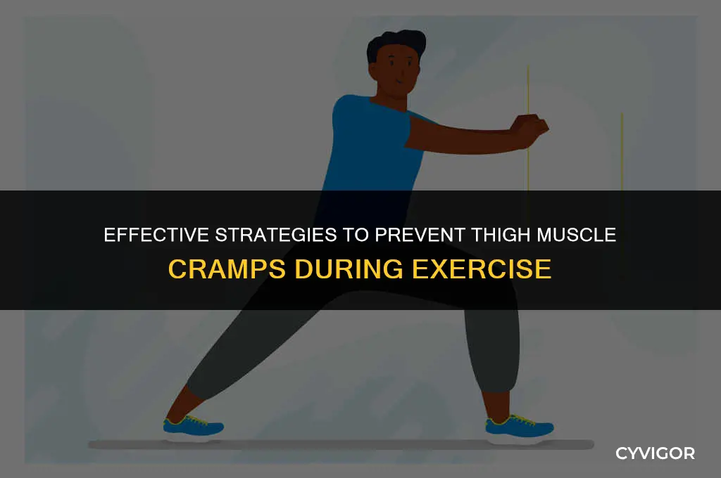 what prevent thigh muscle cramps