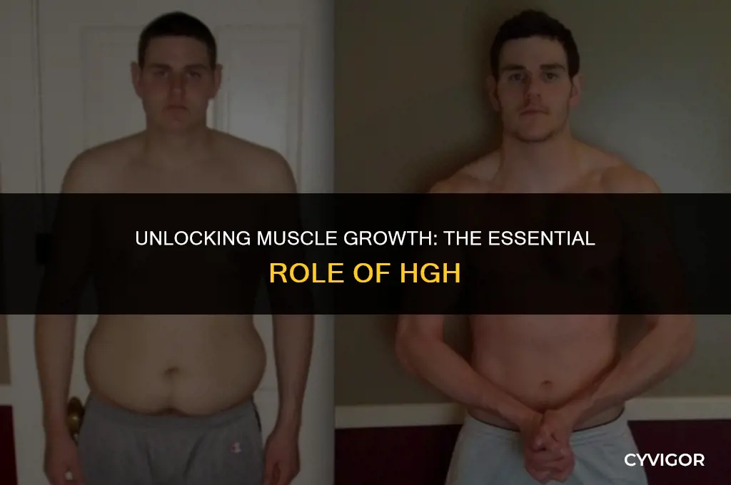 what role does hgh plauyin building muscle