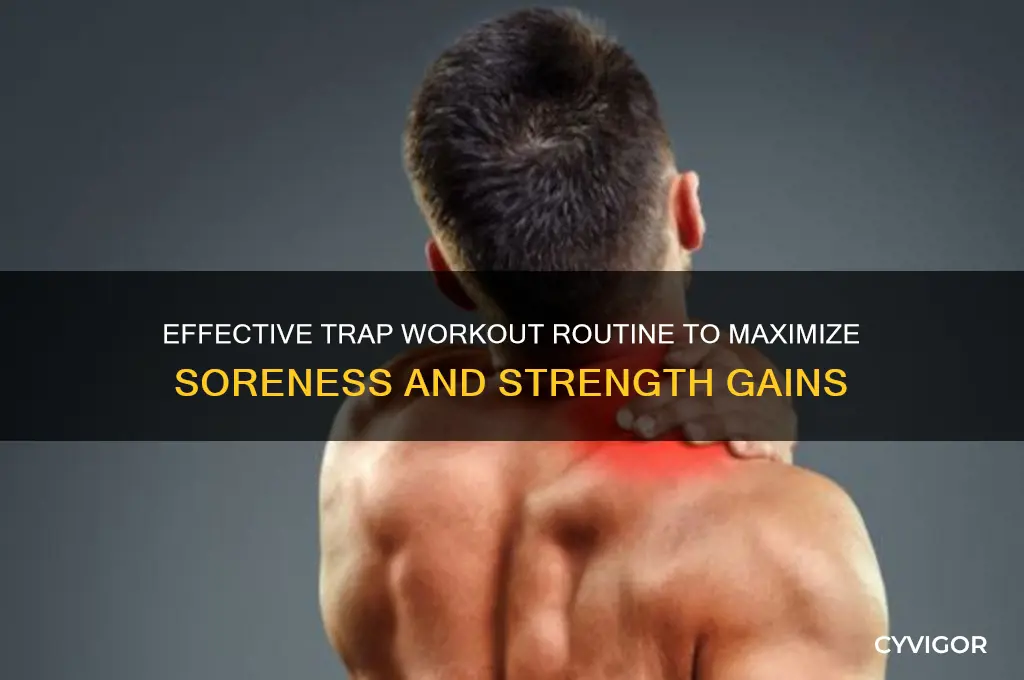 what routine will make yout trap muscles sore