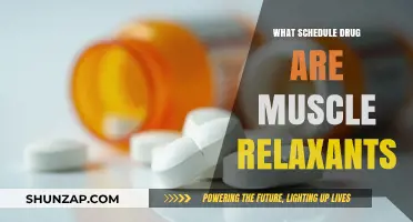 Understanding Muscle Relaxants: Schedule Drug Classification Explained