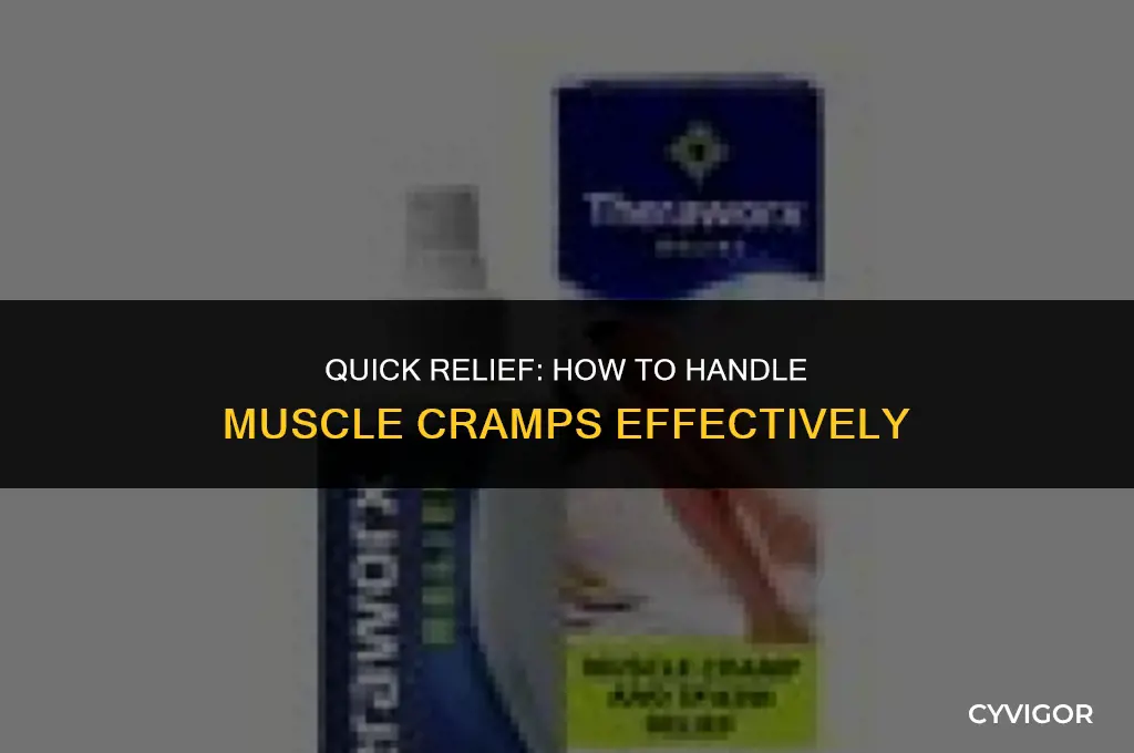 what should i do if a muscle cramps