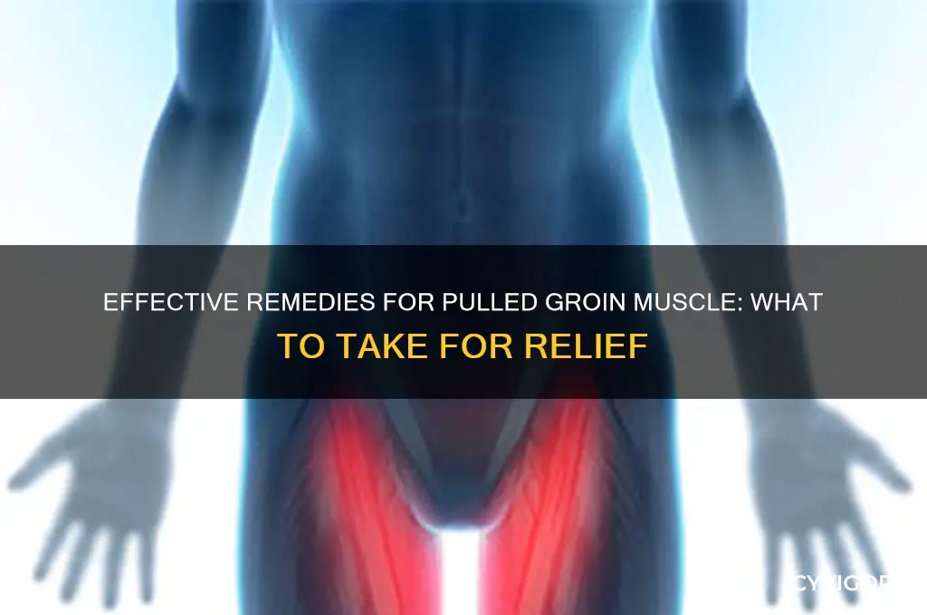what should you take for a pulled groin muscle