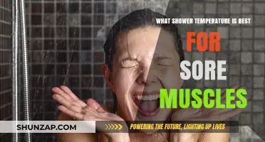 Soothing Sore Muscles: Ideal Shower Temperature for Recovery and Relief