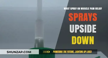 Upside-Down Spraying: Effective Muscle Pain Relief Techniques Explained