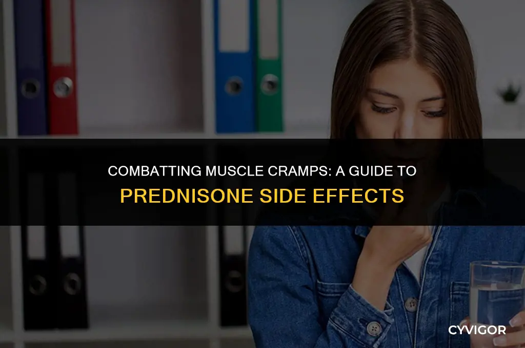 what stops muscle cramps from prednisone