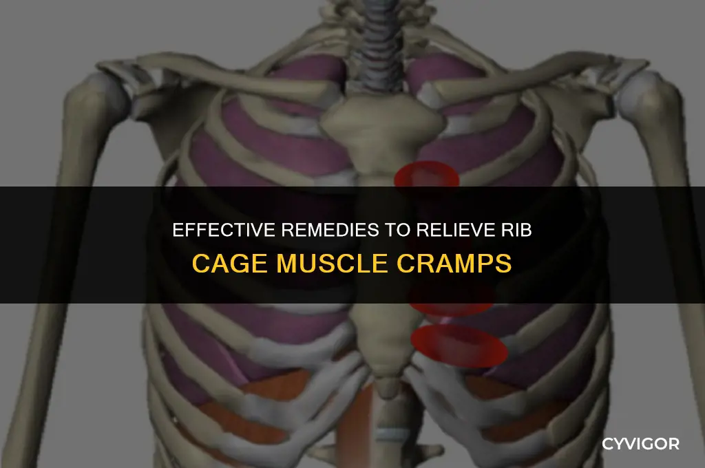 what stops muscle cramps in rib cage