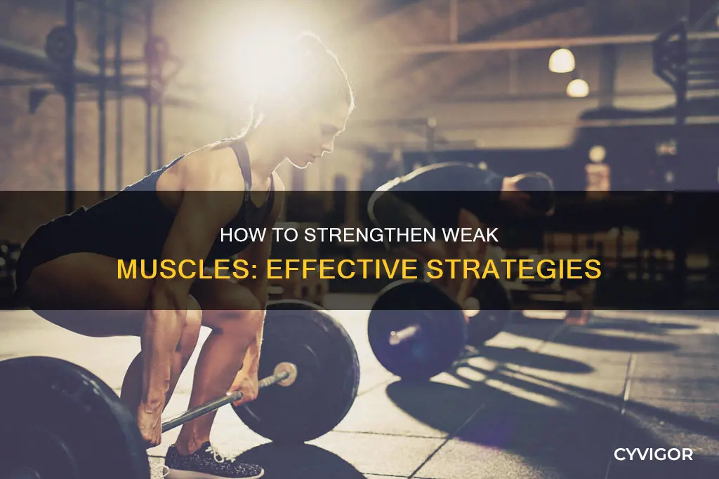 what strenghtens weak muscles