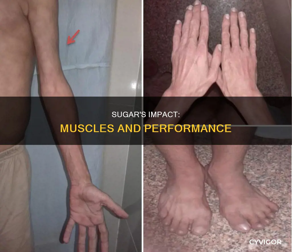 what sugar does to muscles