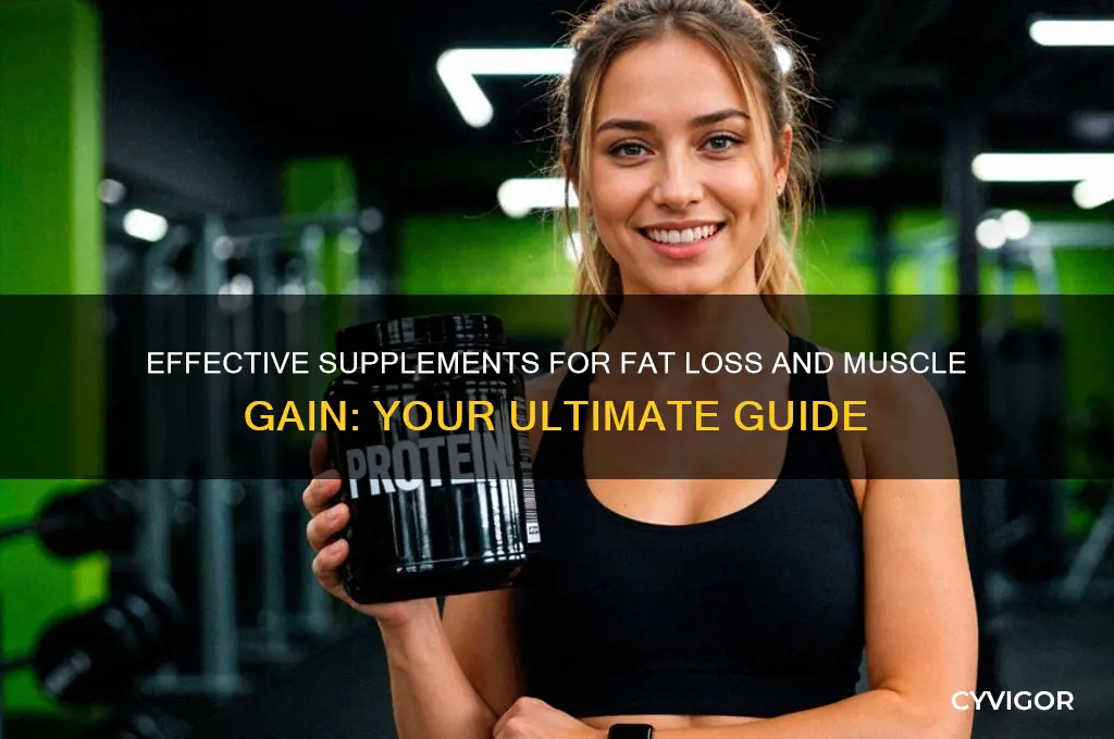 what supplement to lose fat gain muscle