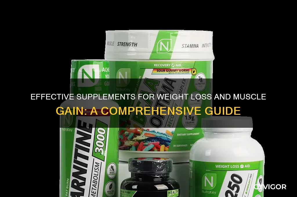 what supplement to take for weight loss and muscle gain