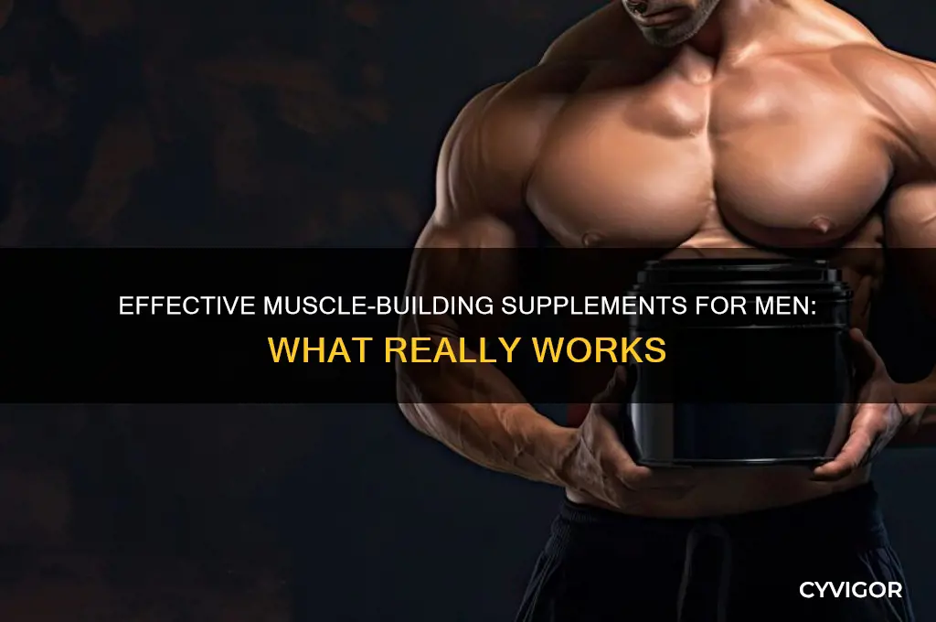 what supplements really hel men grow muscle