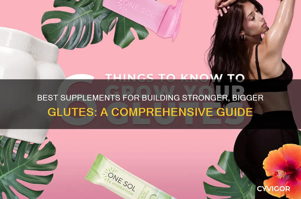 what supplements should i take to gain glute muscle