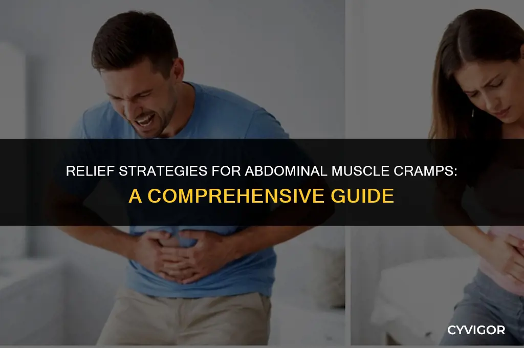 what to do about abdominal muscle cramps