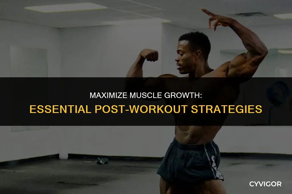 what to do after a workout to build muscle