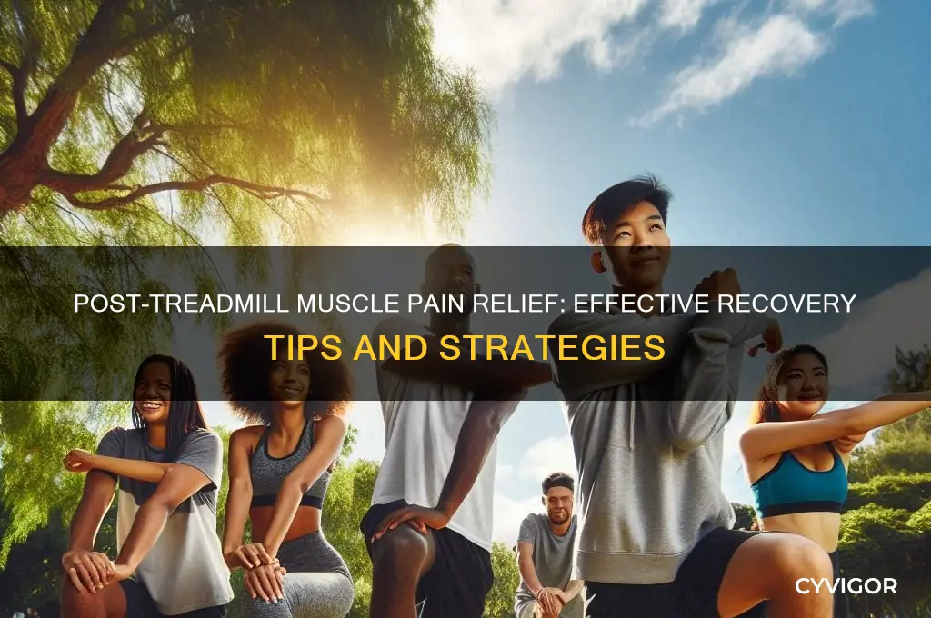 what to do after running on treadmill muscle pain