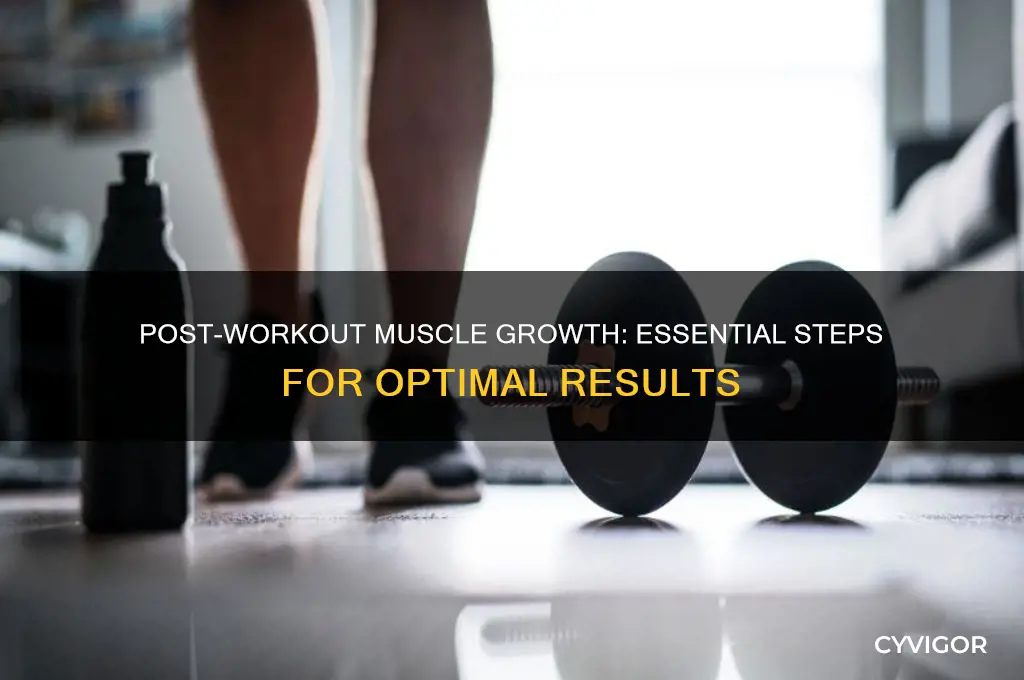 what to do after workout to gain muscle
