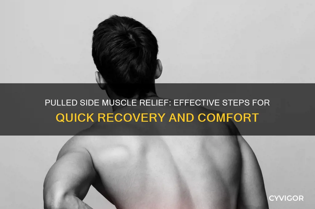 what to do for a pulled muscle in your side