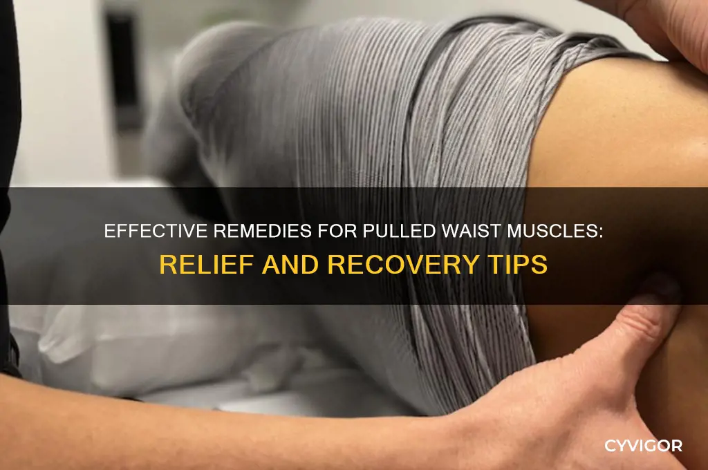 what to do for a pulled muscle on the waist