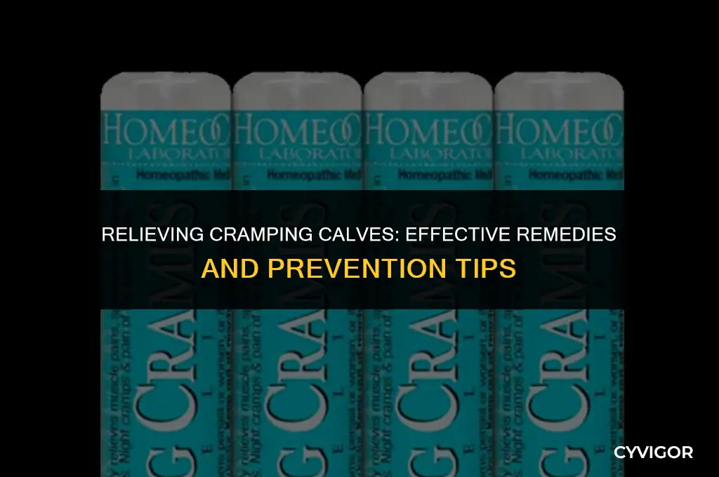 what to do for cramping calve muscles