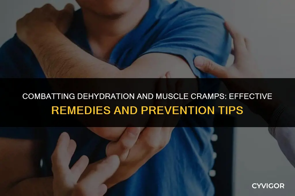 what to do for dehydration and muscle cramps