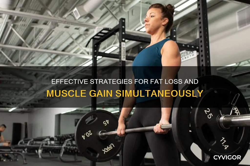 what to do for fat loss and muscle gain