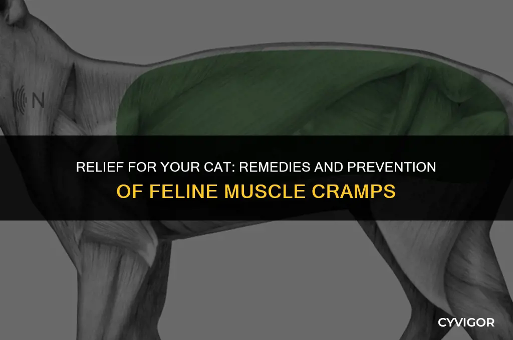 what to do for feline muscle cramps
