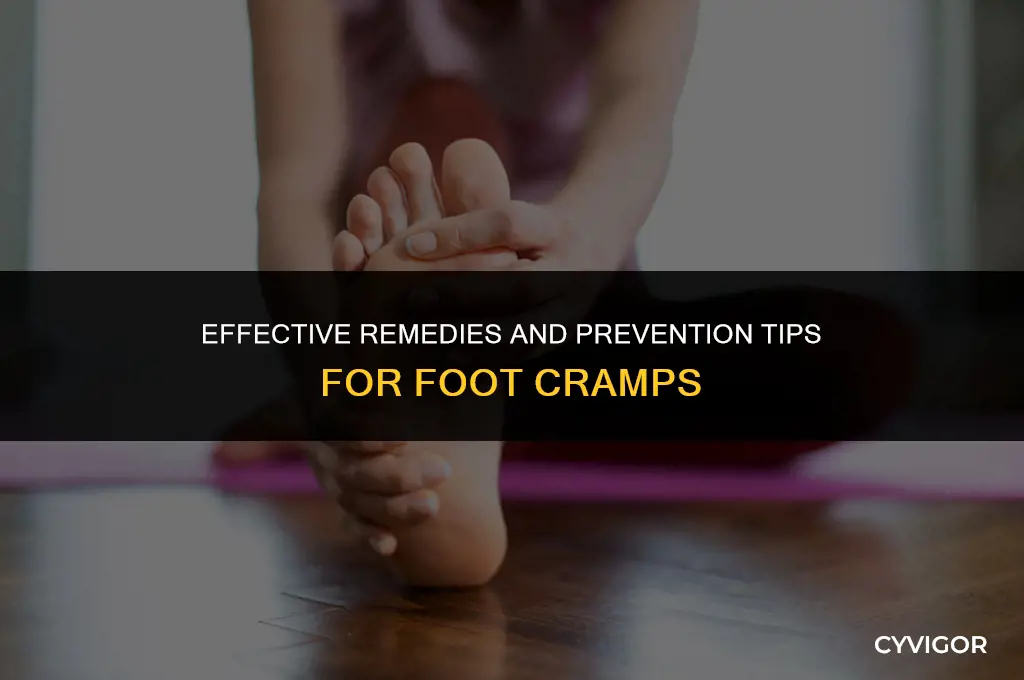 what to do for foot cramps
