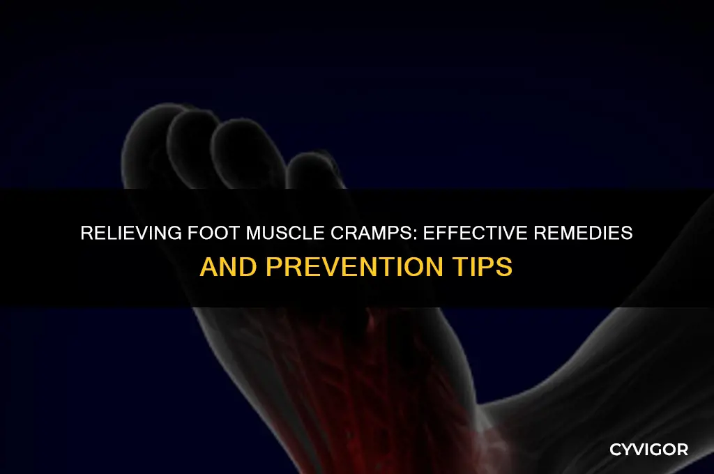 what to do for muscle cramps in feet