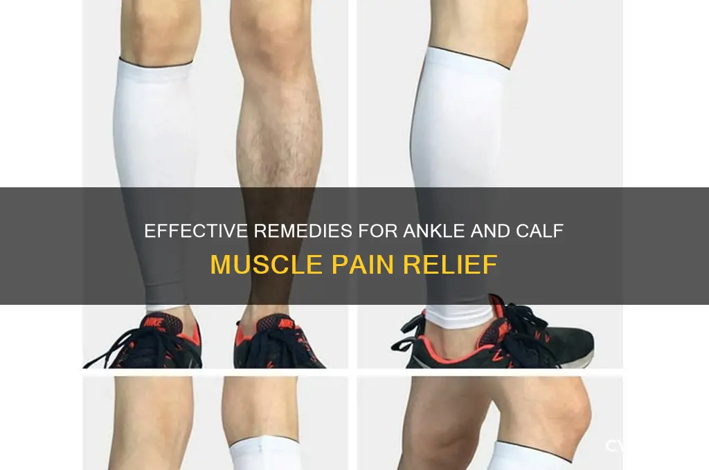 what to do for muscle pain in ankle or calf