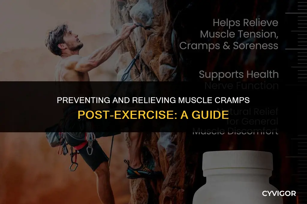 what to do if muscles cramp at night after exercising