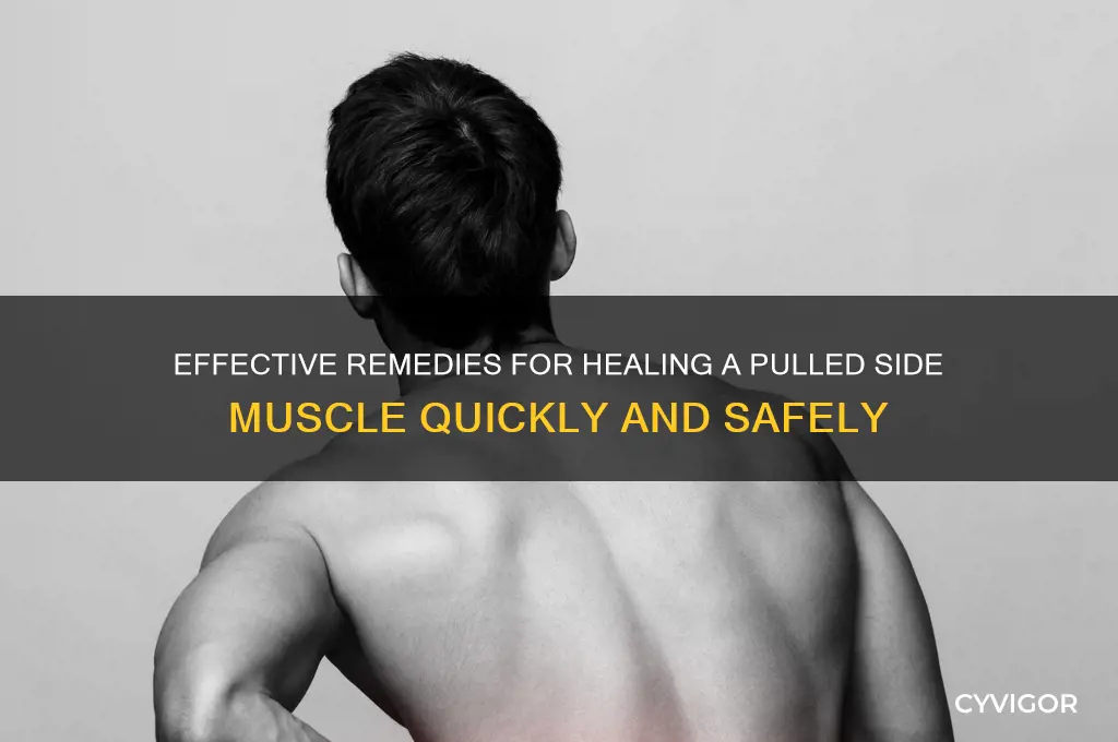 what to do when pull muscle in side