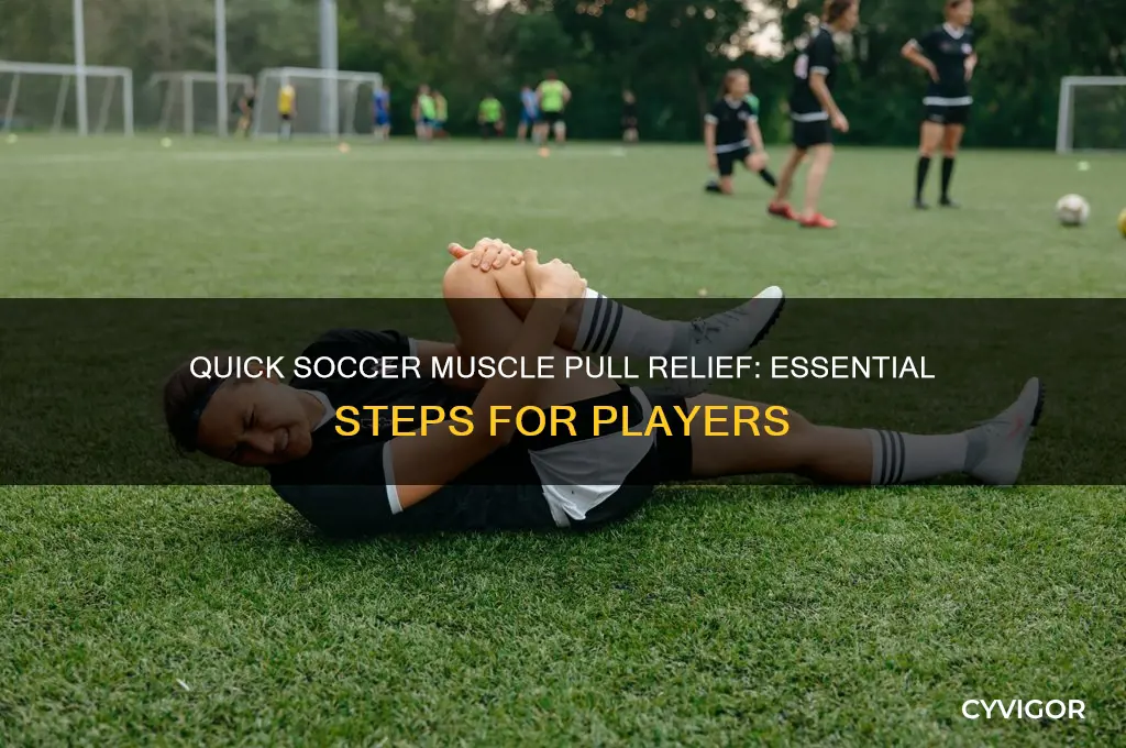 what to do when someone pulls a muscle in soccer